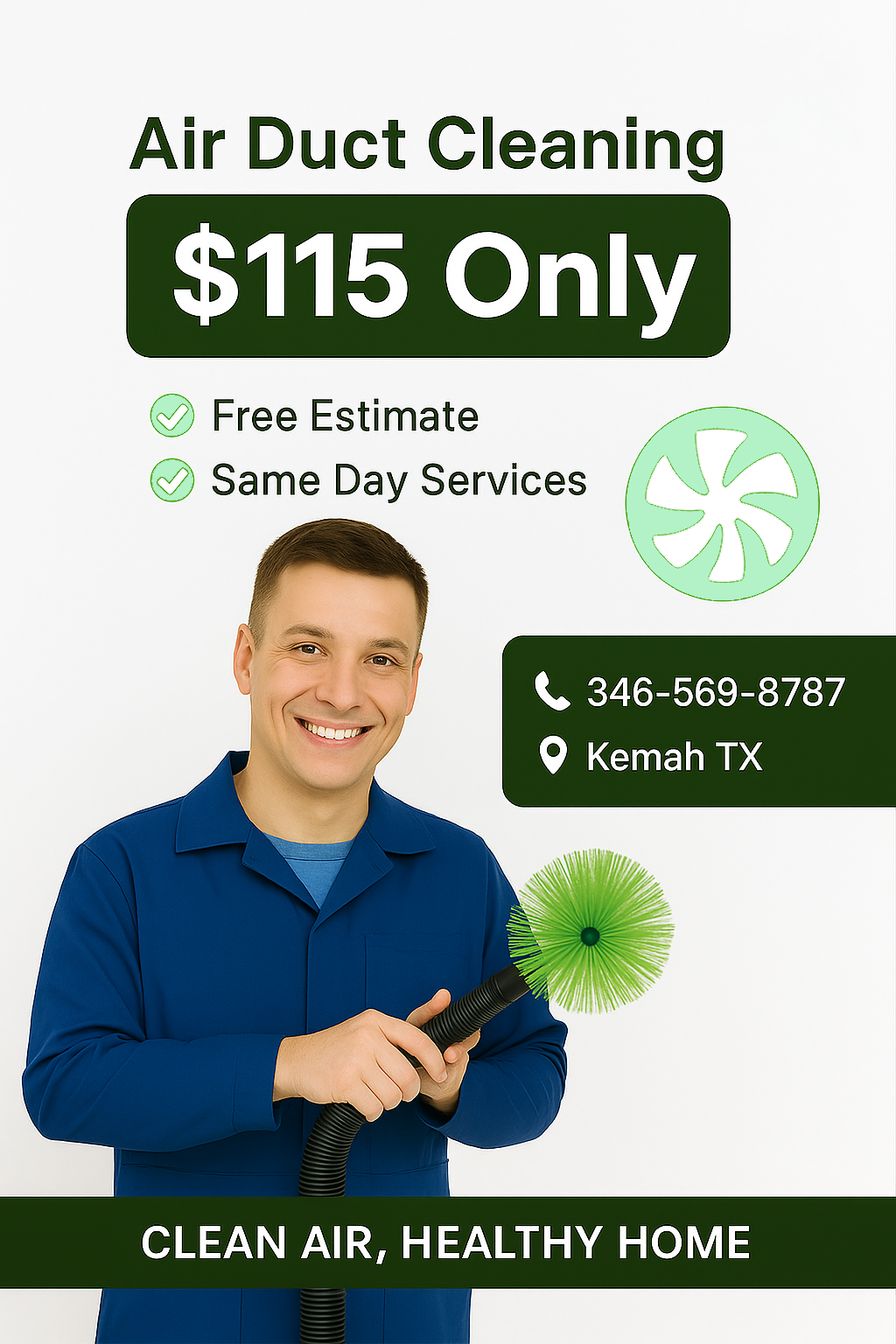 Air Duct Vent Cleaning Kemah TX Coupon